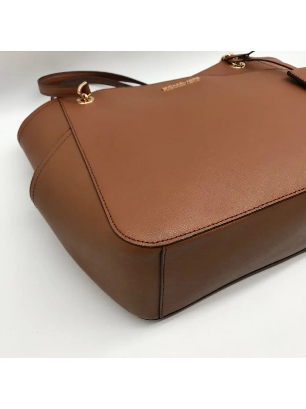 Michael Kors Brown Saffiano Leather Shoulder Bag - Picture 5 of 11